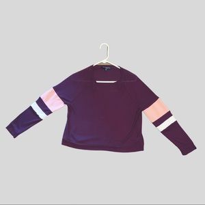 Purple pullover sweater-large